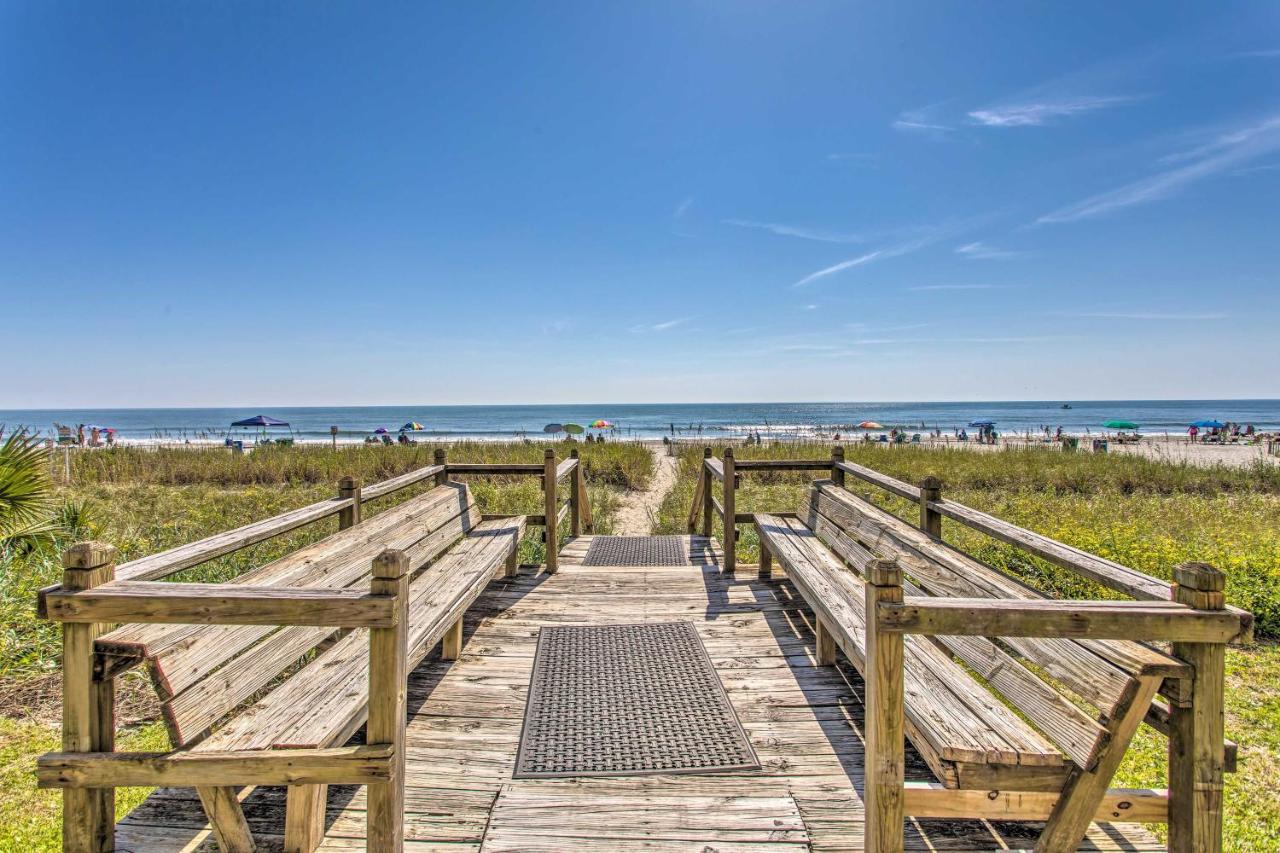 Beachy Condo With Pool Access And Steps To Boardwalk! Myrtle Beach Eksteriør bilde