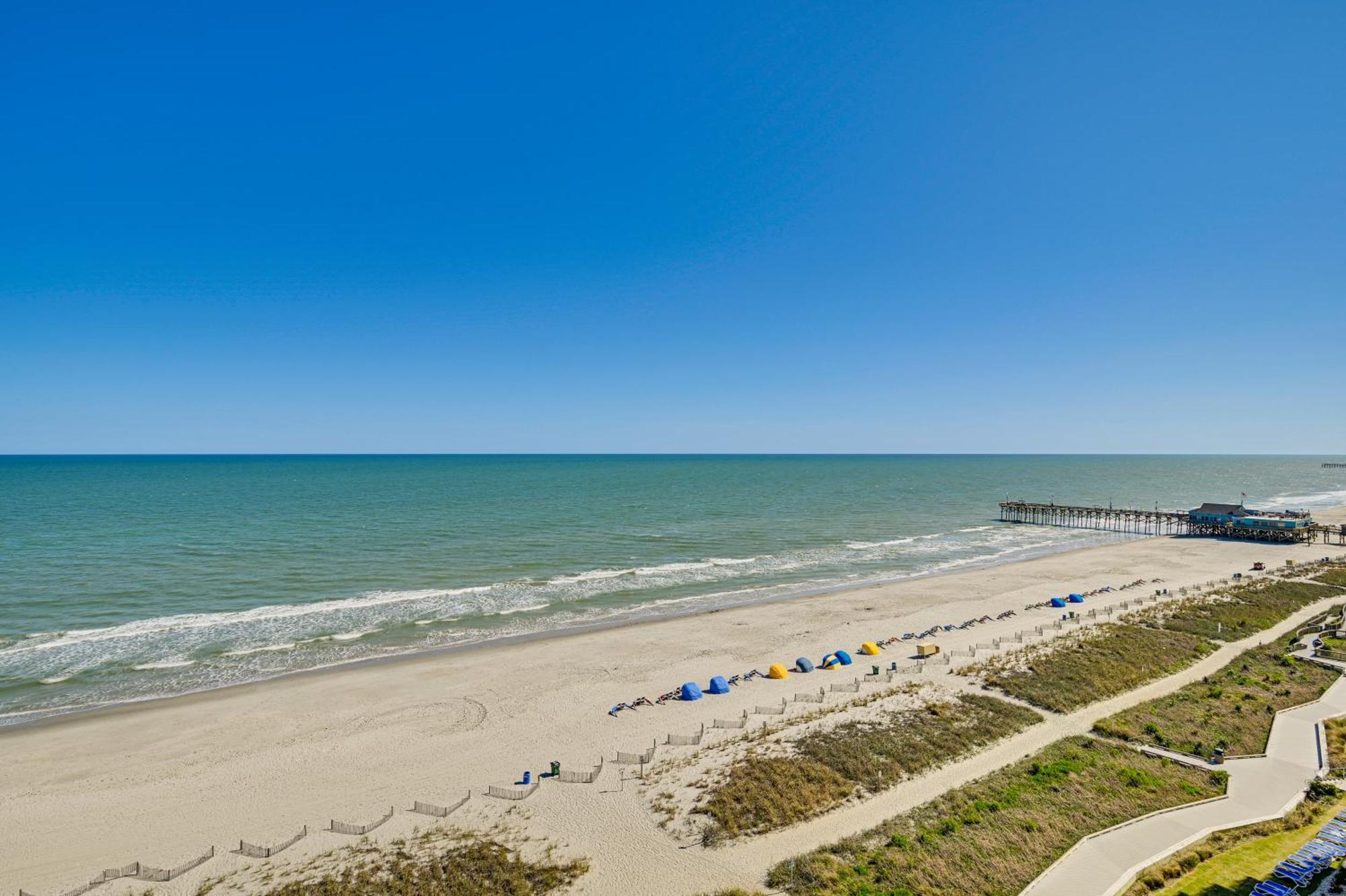 Beachy Condo With Pool Access And Steps To Boardwalk! Myrtle Beach Eksteriør bilde