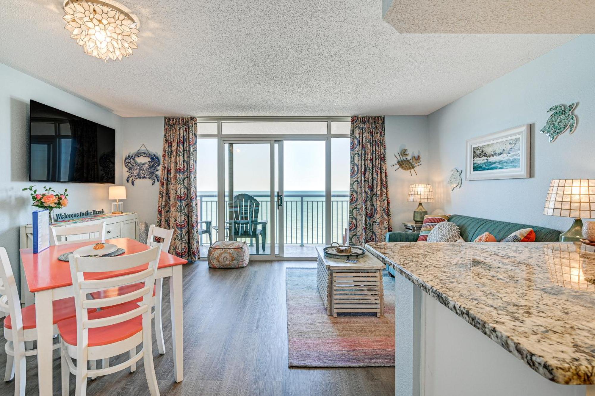 Beachy Condo With Pool Access And Steps To Boardwalk! Myrtle Beach Eksteriør bilde