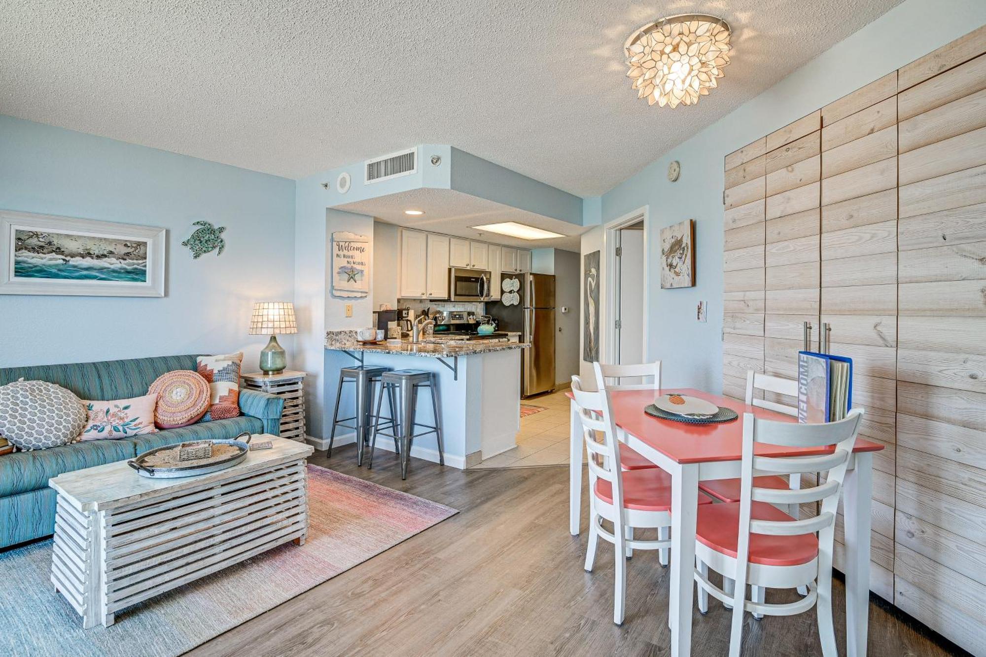 Beachy Condo With Pool Access And Steps To Boardwalk! Myrtle Beach Eksteriør bilde
